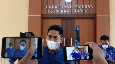 Bakomstrada DPD Demokrat Banten, Rohman Setiawan di Polda Banten