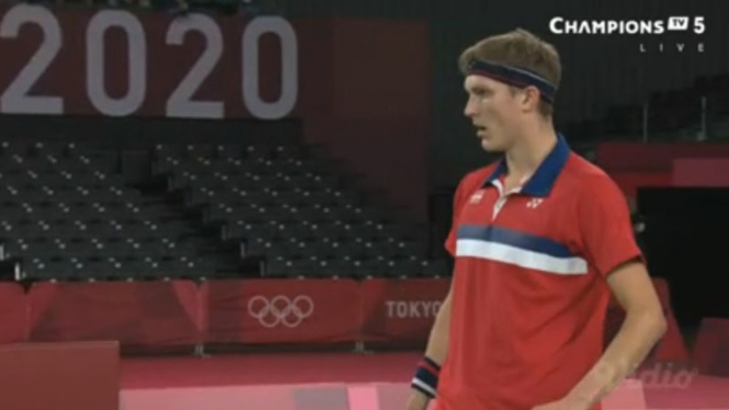 Tunggal putra Denmark, Viktor Axelsen di Olimpiade Tokyo 2020