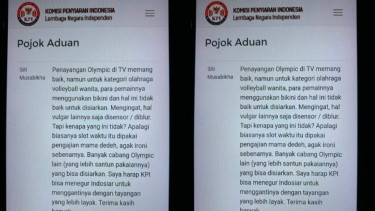 Bu Siti Protes Pakaian Pemain Voli Bikini Malah Kena Bully (Twitter/djaycoholic)