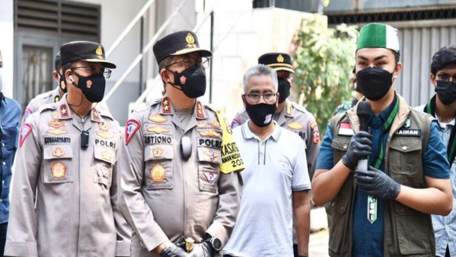 Kakorlantas Polri Irjen Istiono bersama Ketua Umum PB HMI Rayhan Aria Tama
