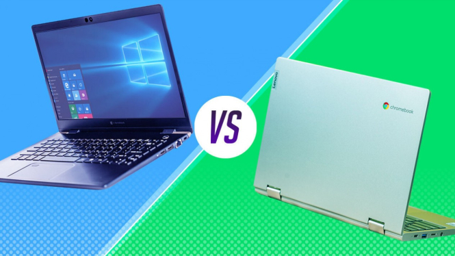 Chromebook vs Laptop.