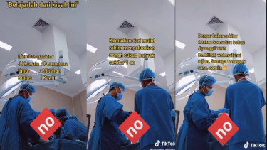 Kisah Pasien Keluarkan Nanah dari Mulut Rahimnya (TikTok/yawano_brother)