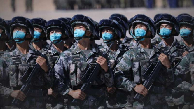 VIVA Militer: Tentara Rusia di latihan gabungan militer China.