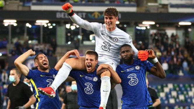 Kepa Arrizabalaga jadi penentu kemenangan Chelsea atas Villarreal