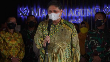 Menko Perekonomian Airlangga Hartarto.