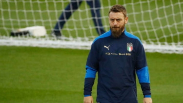 Asisten pelatih Timnas Italia, Daniele De Rossi. 
