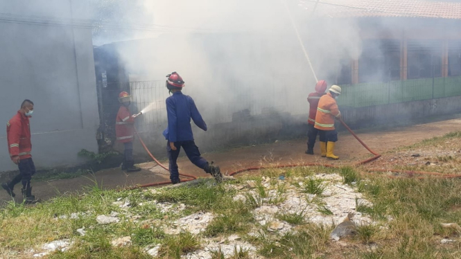 SDN di Bekasi, Jawa Barat kebakaran.