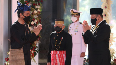 Presiden Jokowi Memakai Baju Adat Baduy di Sidang Tahunan DPR MPR