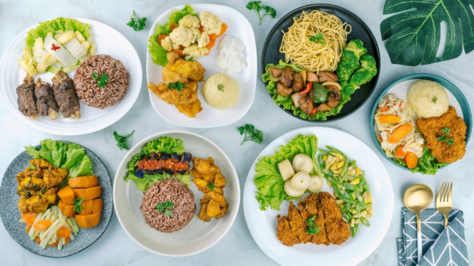 Makanan diet.