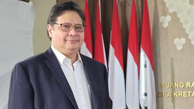 Menteri Koordinator Perekonomian AIrlangga Hartarto