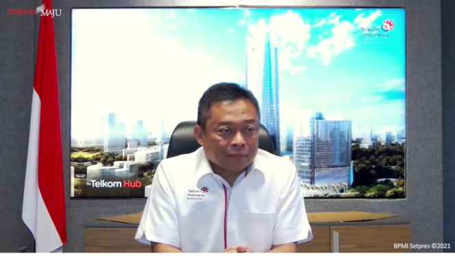 Direktur Utama PT Telkom Indonesia (Persero) Tbk, Ririek Adriansyah.