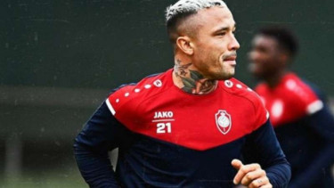 Gelandang Royal Antwerp, Radja Nainggolan.