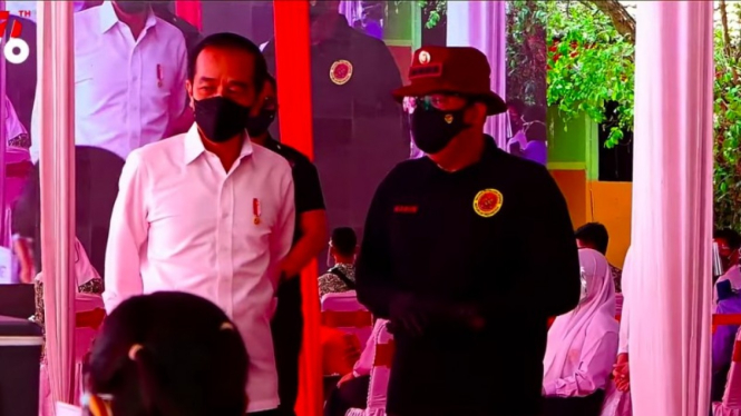 Presiden Jokowi dan Kepala BIN Budi Gunawan