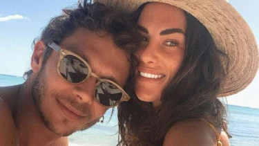 Valentino Rossi dan Francesca Sofia Novello.