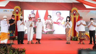 Groundbreaking penataan Kawasan Pura Besakih.