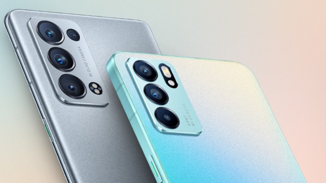 Oppo Reno 6 5G dan Reno 6 Pro 5G.