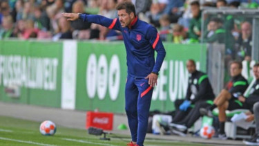 Pelatih Atletico Madrid, Diego Simeone.