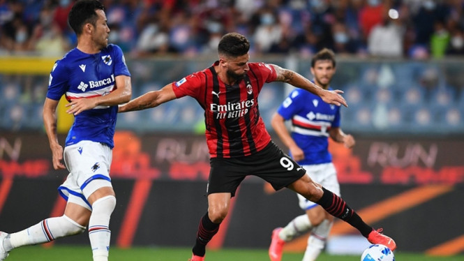 Pertandingan Sampdoria vs AC Milan
