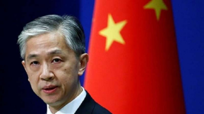 Juru bicara Kementerian Luar Negeri China Wang Wenbin 