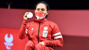 Atlet angkat besi Indonesia, Ni Nengah Widiasih.
