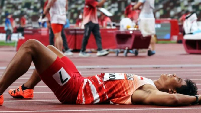 Pelari Indonesia di Paralimpiade Tokyo 2020, Saptoyoga Purnomo.