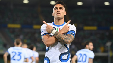 Selebrasi bomber Inter Milan, Lautaro Martinez