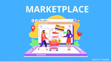Ilustrasi pasar online.