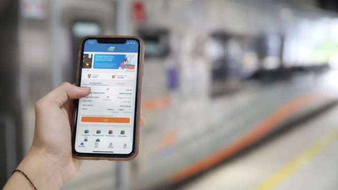 Aplikasi KAI Access.