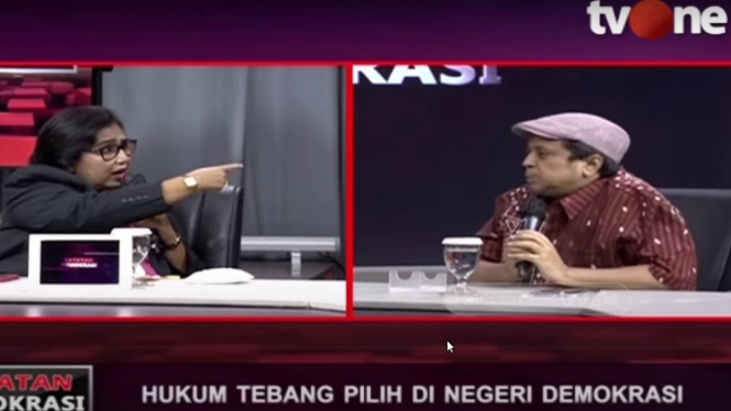 irma Suryani dan Haikal Hassan dalam Catatan Demokrasi tv0ne
