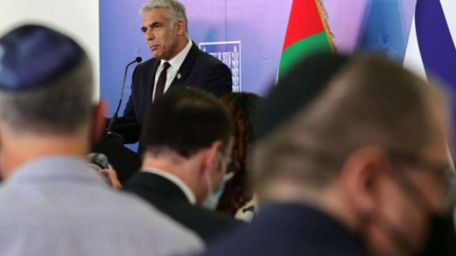 Yair Lapid di Dubai, Uni Emirat Arab, Juni 2021