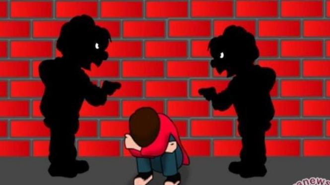 Ilustrasi perundungan.