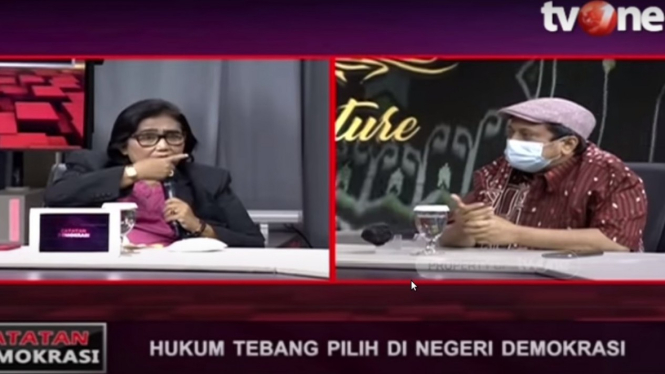 irma Suryani dan Haikal Hassan dalam Catatan Demokrasi tv0ne