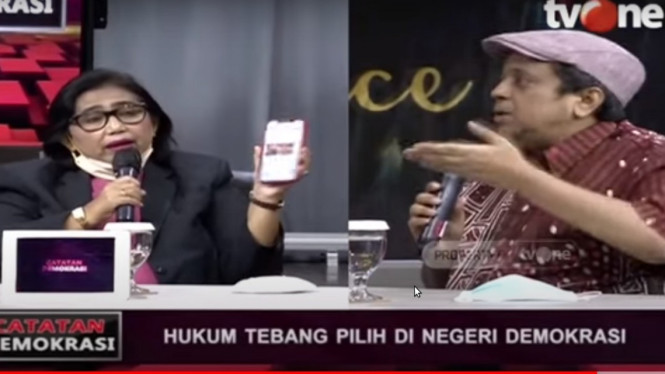 irma Suryani dan Haikal Hassan dalam Catatan Demokrasi tv0ne
