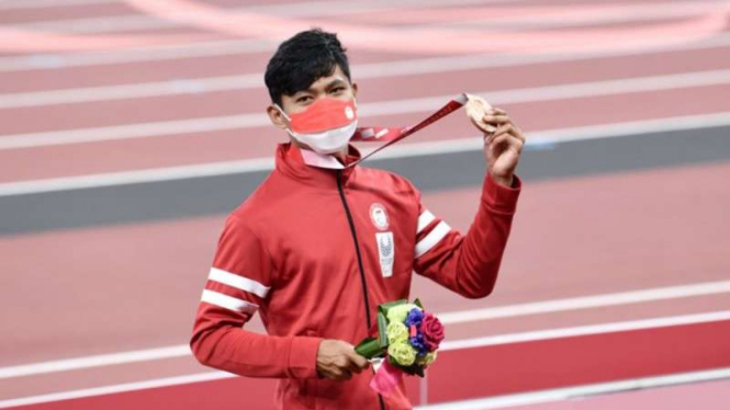 Sprinter Indonesia di Paralimpiade Tokyo 2020, Saptoyogo Purnomo.