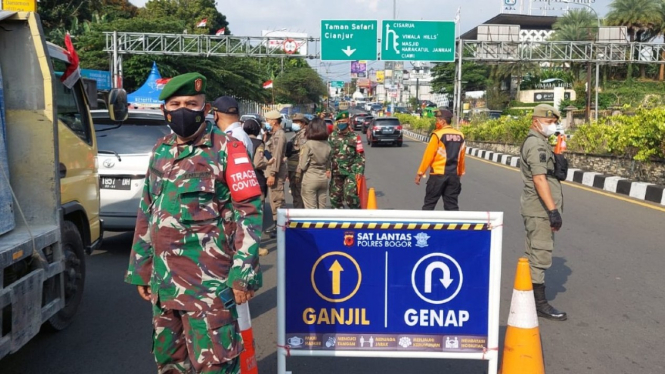 Ganjil genap di Bogor