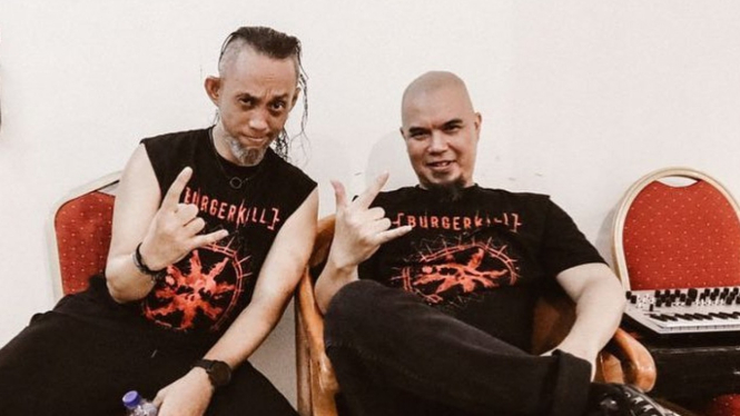 Ahmad Dhani dan Eben Burgerkill