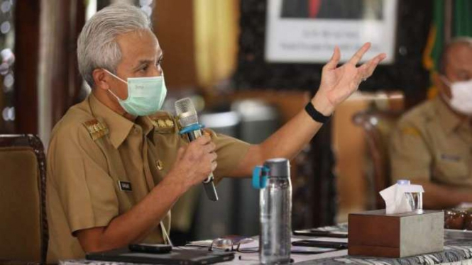Gubernur Jawa Tengah Ganjar Pranowo.