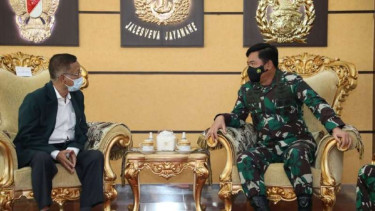 VIVA Militer: Ketum PB IDI bertemu Panglima TNI Marsekal Hadi Tjahjanto