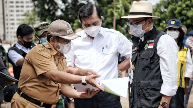 Menteri Koordinator Bidang Kemaritiman Luhur Binsar Pandjaitan.