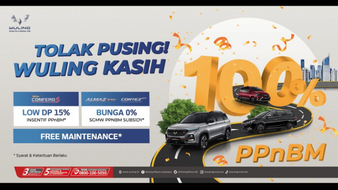 Program subsidi PPnBM dari Wuling.