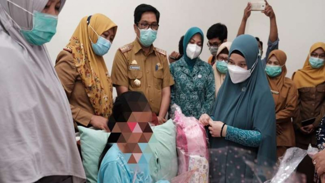 AP, seorang bocah yang menjadi korban kekerasan orangtua di Gowa