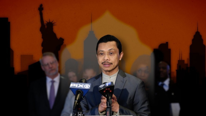 Imam Indonesia Shamsi Ali. BBC Indonesia