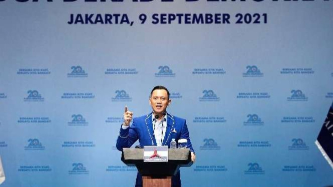 Ketua Umum Partai Demokrat Agus Harimurti Yudhoyono atau AHY.