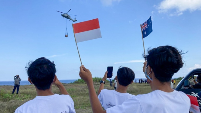 Kunjungan Menlu Australia Marise Payne ke Indonesia adalah untuk mendiskusikan hubungan keamanan dan ekonomi. (Supplied: Department of Defence)