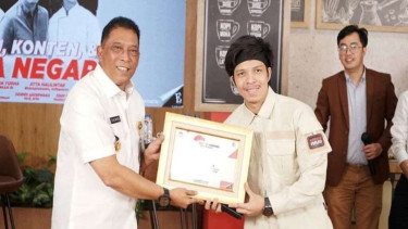 Atta Halilintar dan Mayjen TNI Dadang Hendrayudha