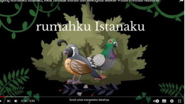 KKN Tematik, Video Litetasi “rumahku Istanaku”