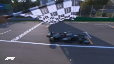 Pembalap Mercedes, Valtteri Bottas. 