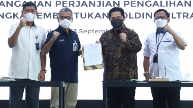 Penandatanganan Perjanjian Pengalihan Saham (13/09)