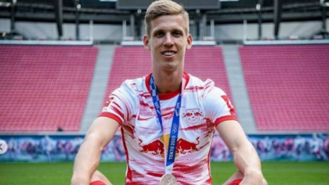 Gelandang RB Leipzig, Dani Olmo.