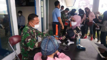 VIVA Militer: Kegiatan vaksinasi di Mako Korps Paskhas TNI Angkatan Udara